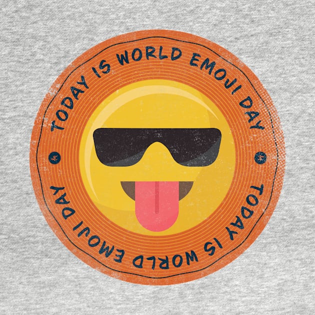 Today is World Emoji Day Badge by lvrdesign